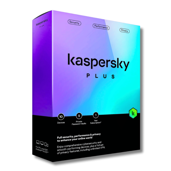 Kaspersky Plus 1 User, 3 Year, (internet security).