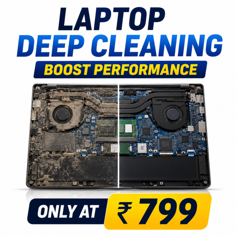 Laptop Deep Cleaning