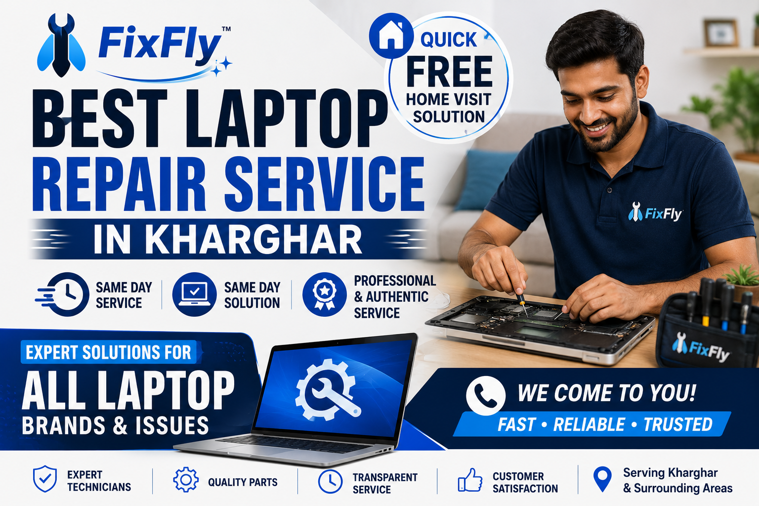 Laptop Repair Service in Kharghar